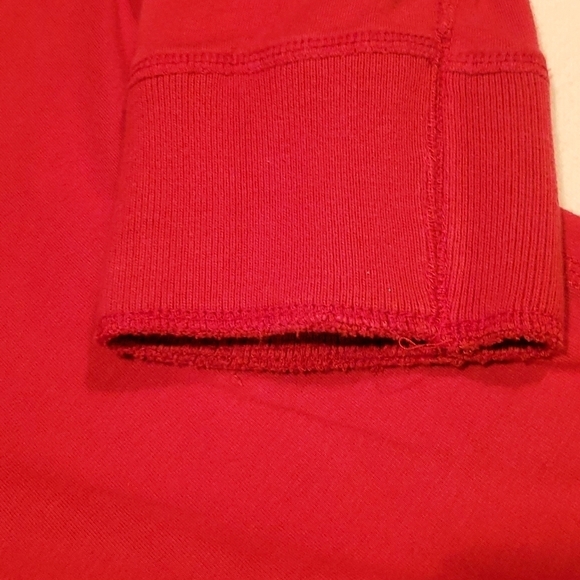 Collosseum Collegiate WI Badgers LSlve Red & White 1848 Sz 2XL Light Sweatshirt - Picture 8 of 11